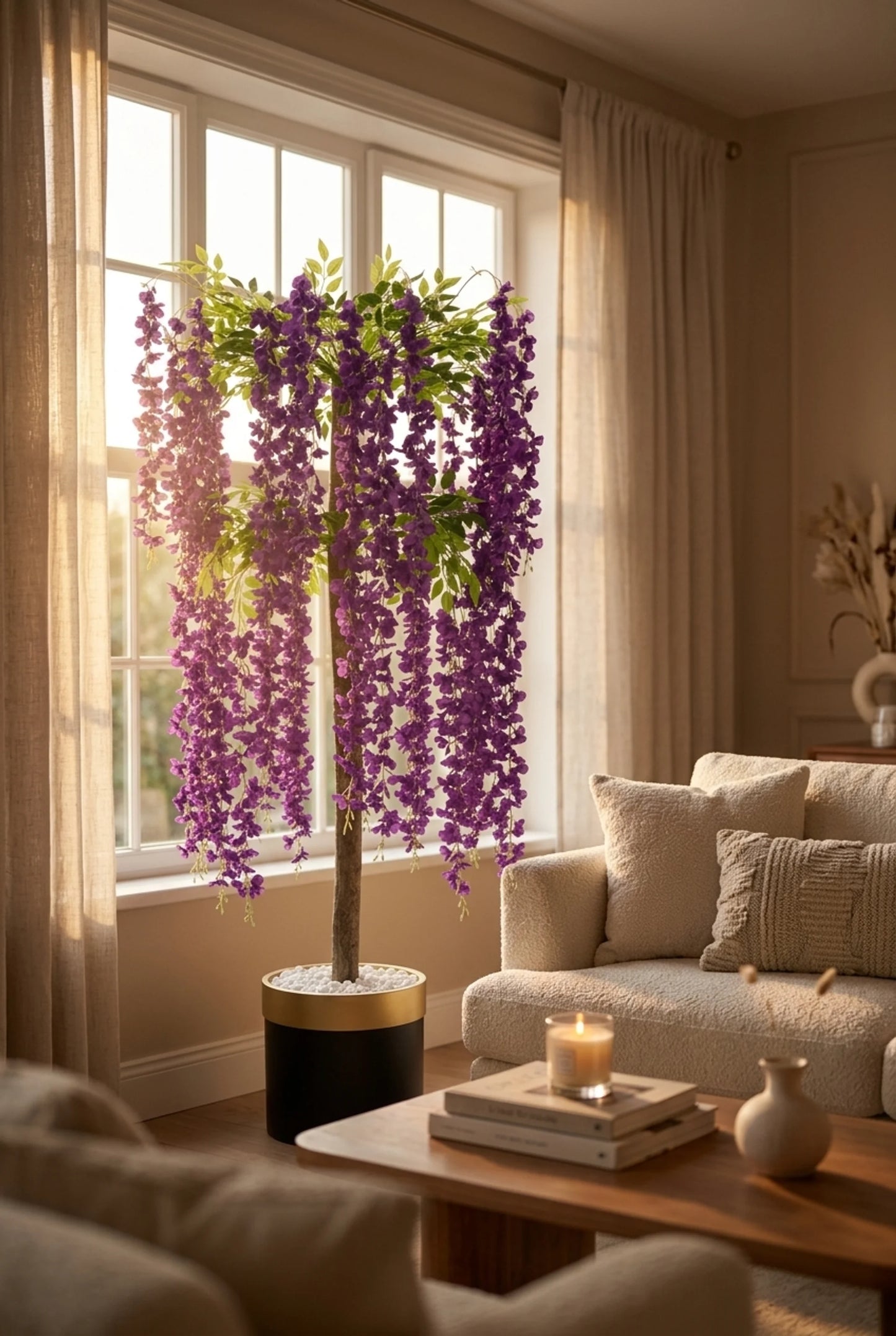 Ljubičasta glistena stabla 180 cm