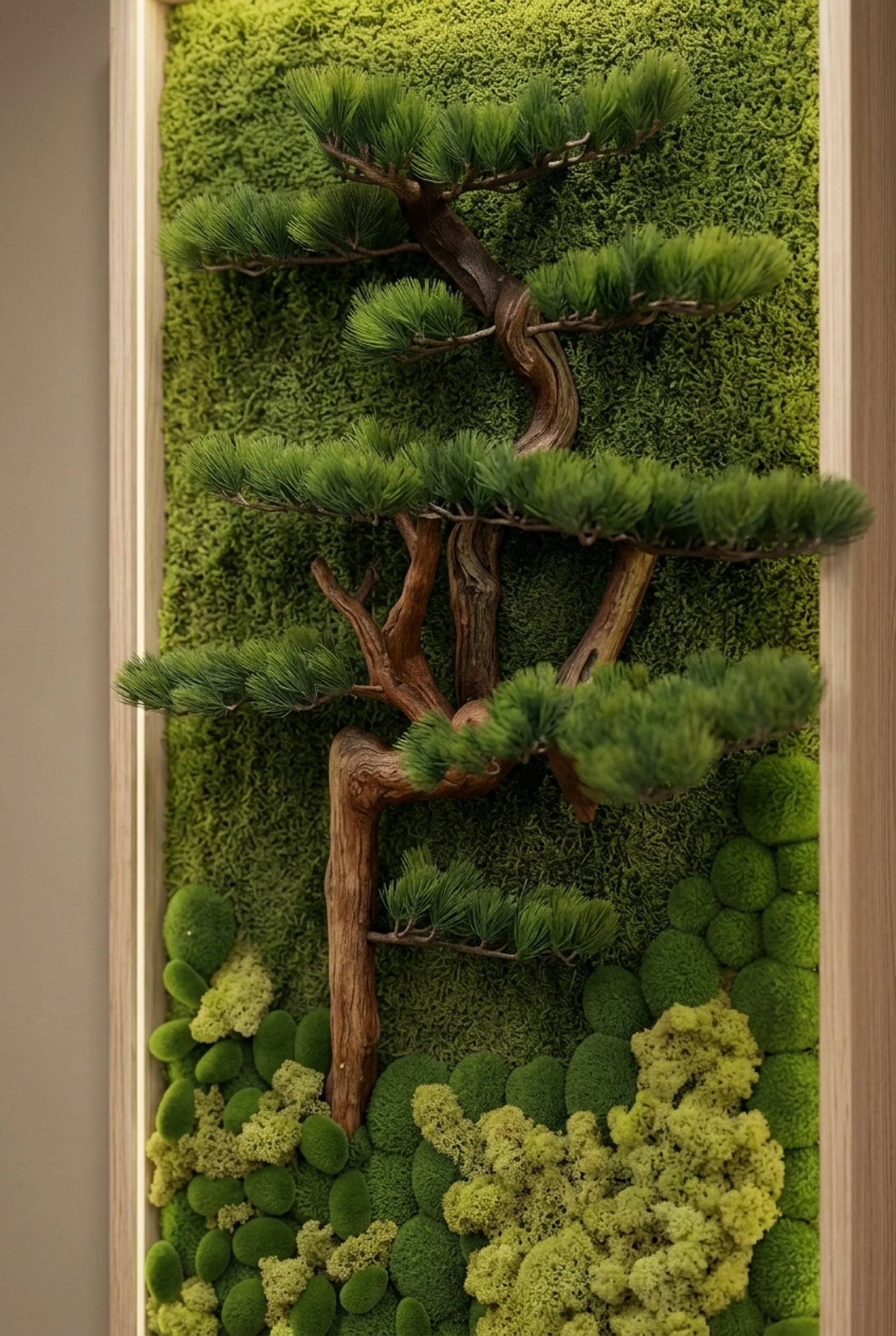 Zidni okvir za bonsai